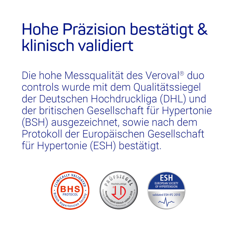 Veroval Duo Control Blutdruckmessgerät Medium 1 St