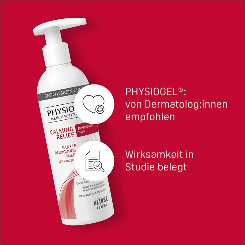 PHYSIOGEL Calming Relief Sanfte Reinigungsmilch empfindliche Haut  200 ml Milch