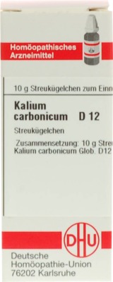 KALIUM CARBONICUM D 12 Globuli 10 g Globuli