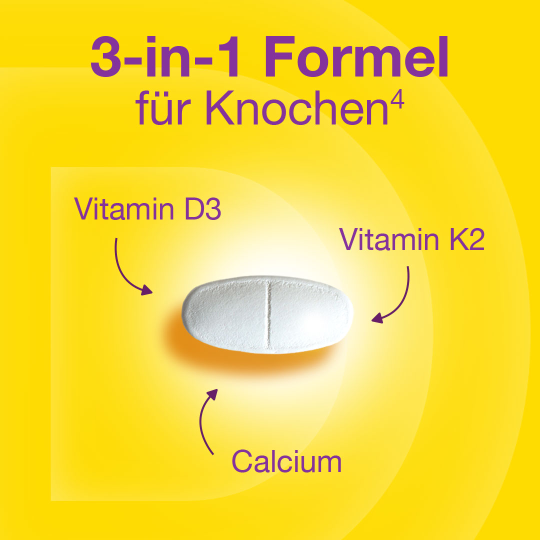 VIGANTOLVIT  Vitamin D3, K2 und Calcium AKTIV OSTEO 60 St Filmtabletten