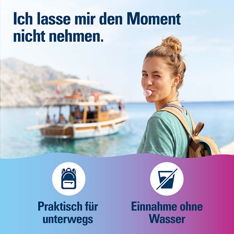 SUPERPEP Reise Kaugummi-Dragées 20 mg 20 St Kaugummi