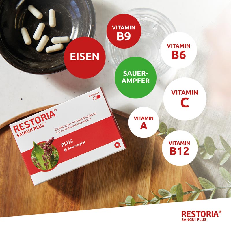 RESTORIA SANGUI PLUS 30 St Kapseln