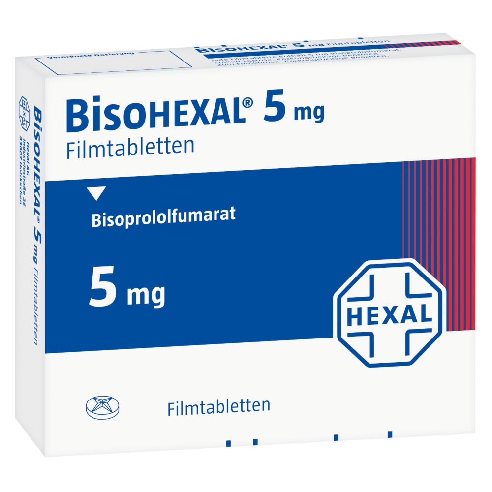 BisoHEXAL 5mg 50 St Filmtabletten