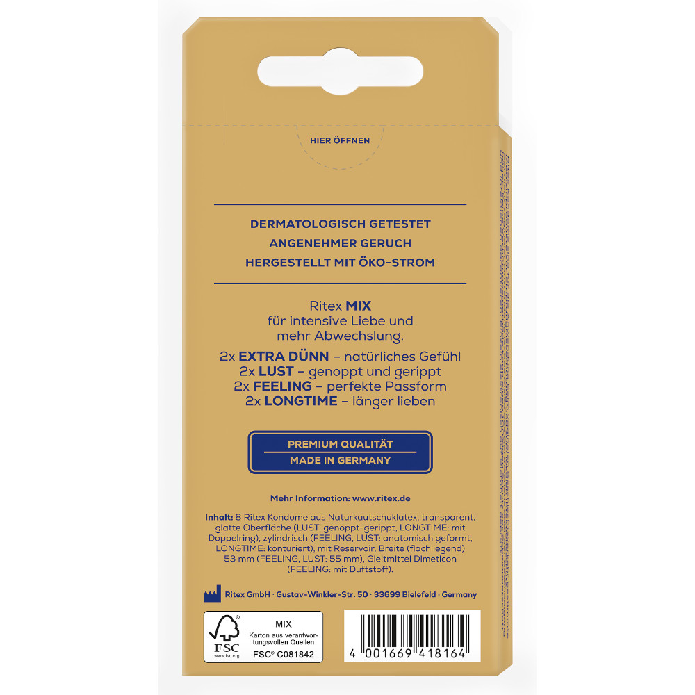 Ritex MIX KONDOME 8 St Kondome