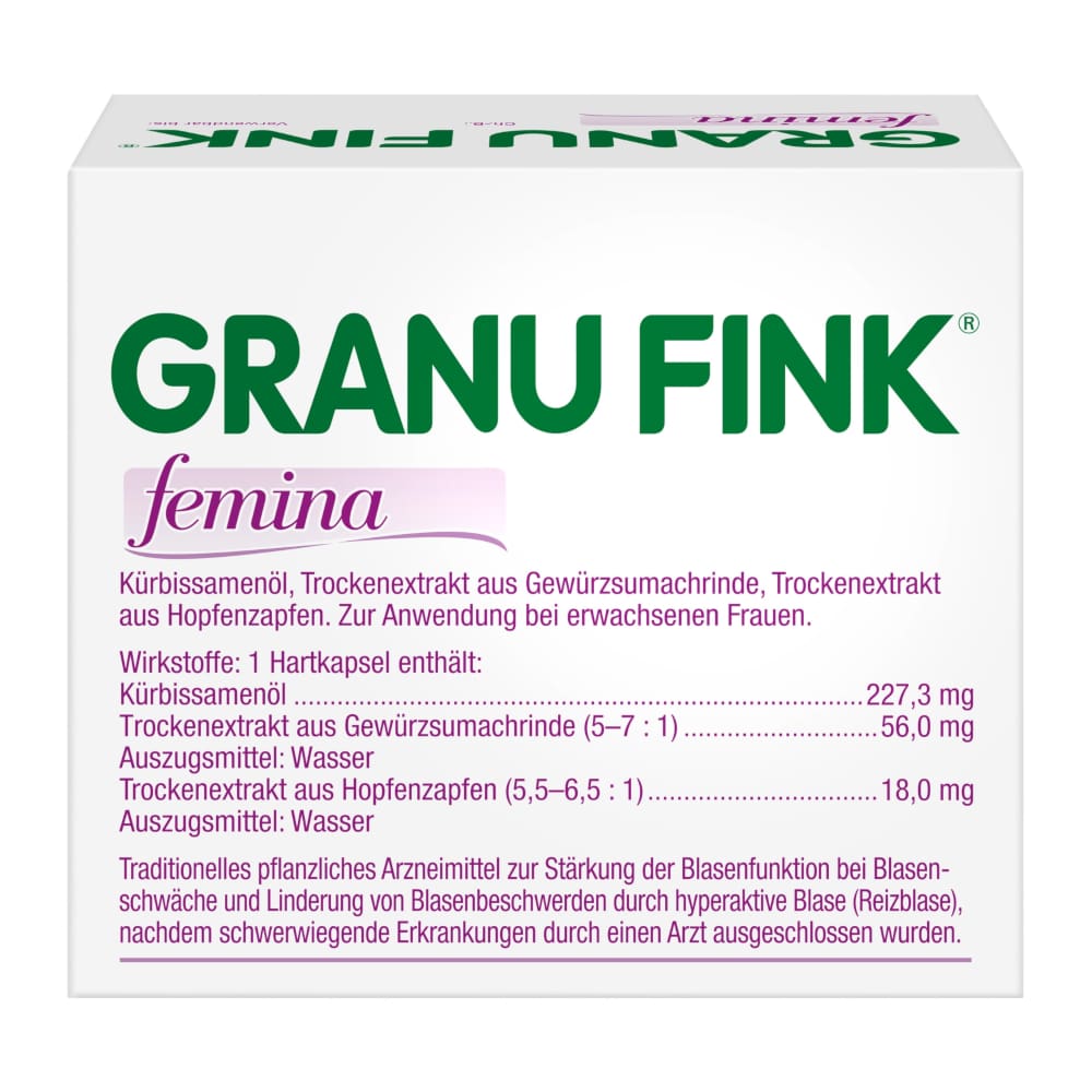GRANU FINK femina 120 St Kapseln