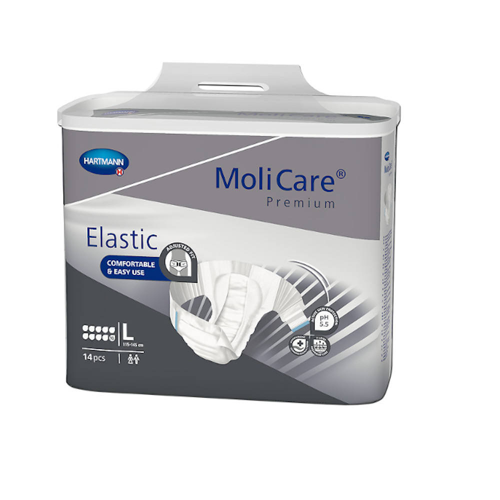 MoliCare Premium Elastic 10Tropfen L 14 St