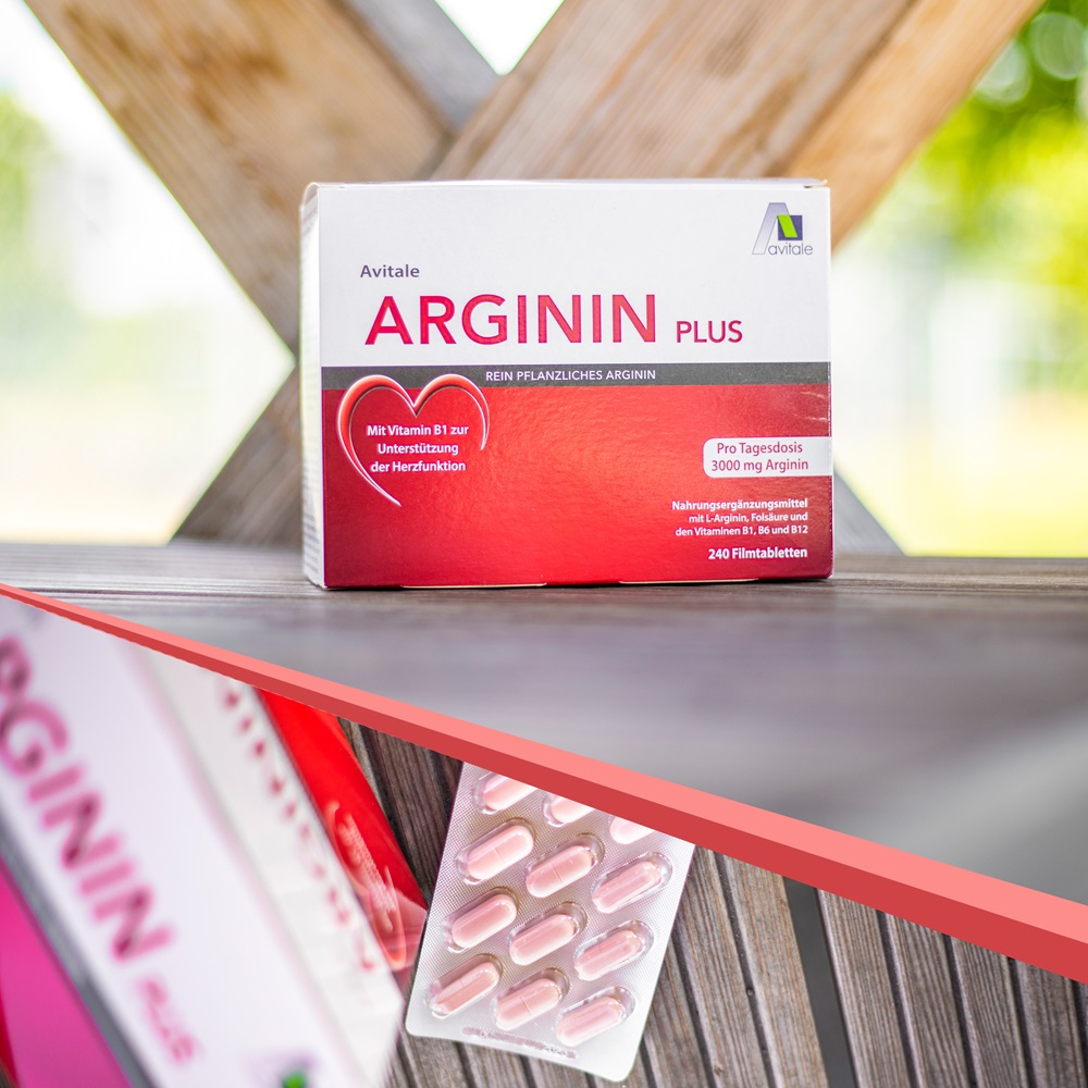 Avitale ARGININ PLUS Vitamin B1+B6+B12+Folsäure  120 St Filmtabletten