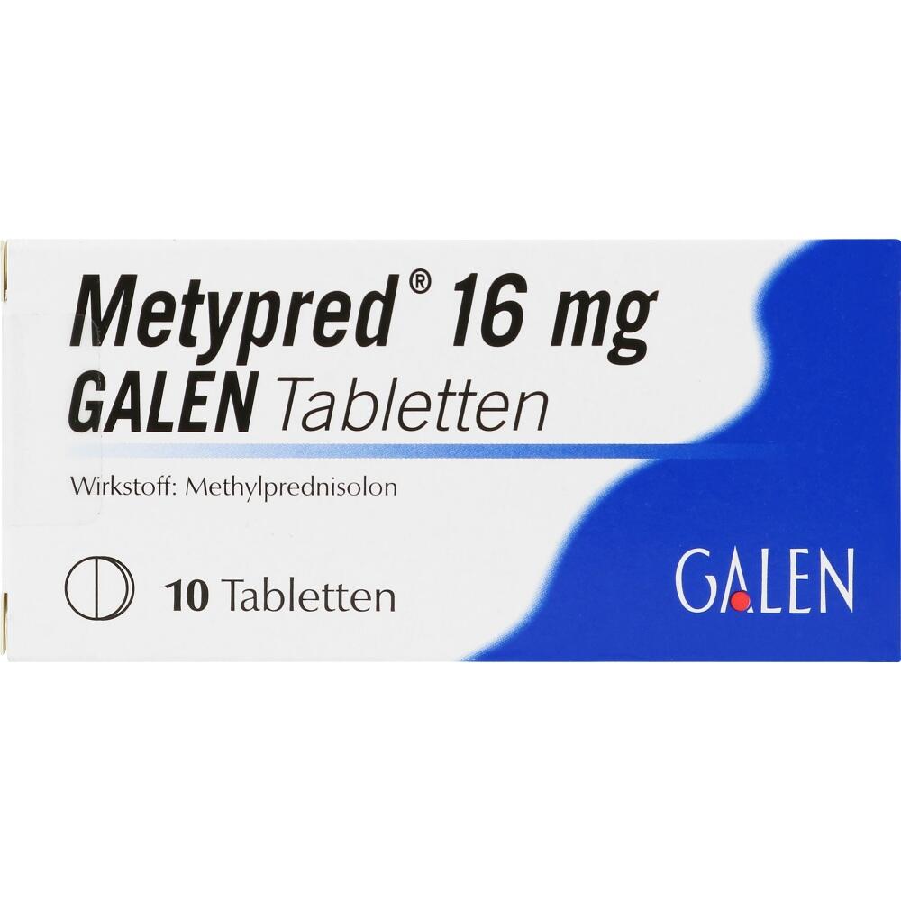 METYPRED 16 mg GALEN Tabletten 10 St Tabletten