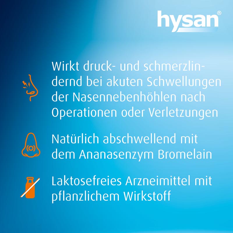 Bromelaintabletten hysan 20 St Tabletten magensaftresistent