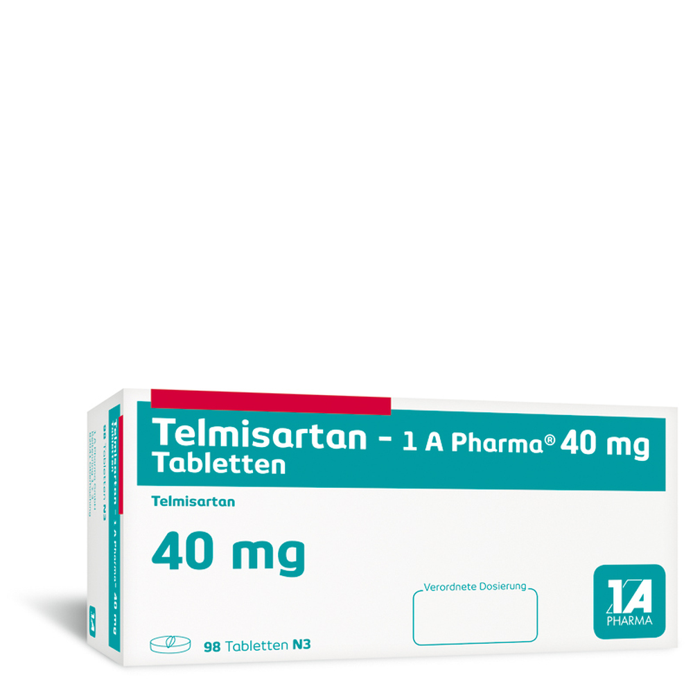 Telmisartan-1 A Pharma 40mg 98 St Tabletten