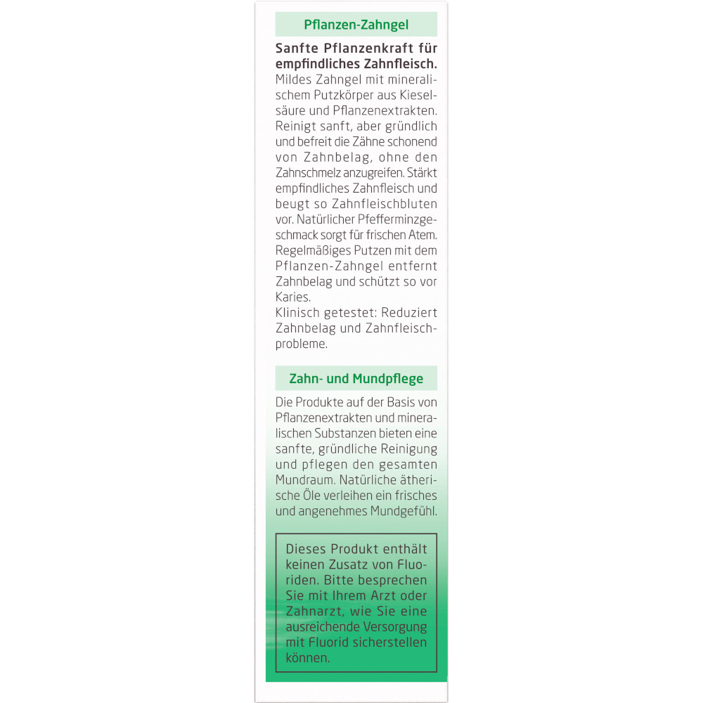 WELEDA Pflanzen Zahngel 75 ml Gel