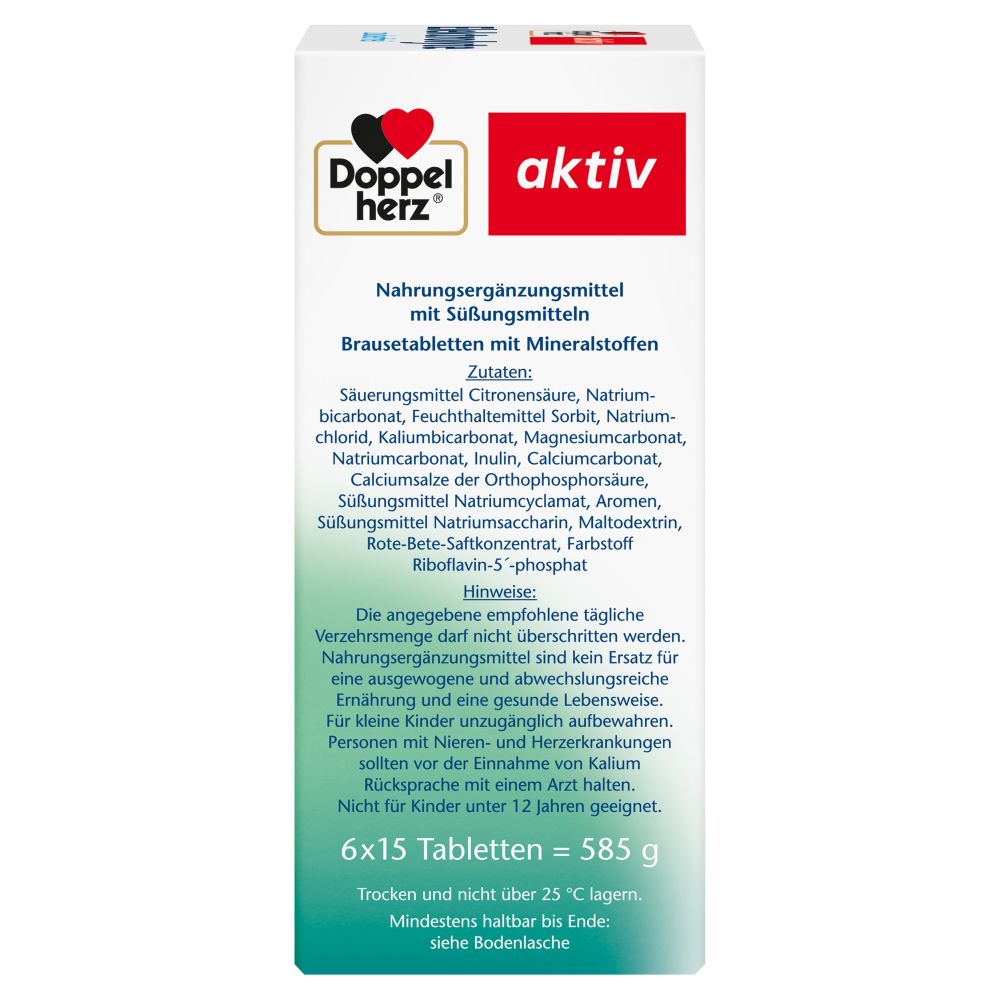 Doppelherz aktiv Elektrolyte zuckerfrei 6X15 St Brausetabletten