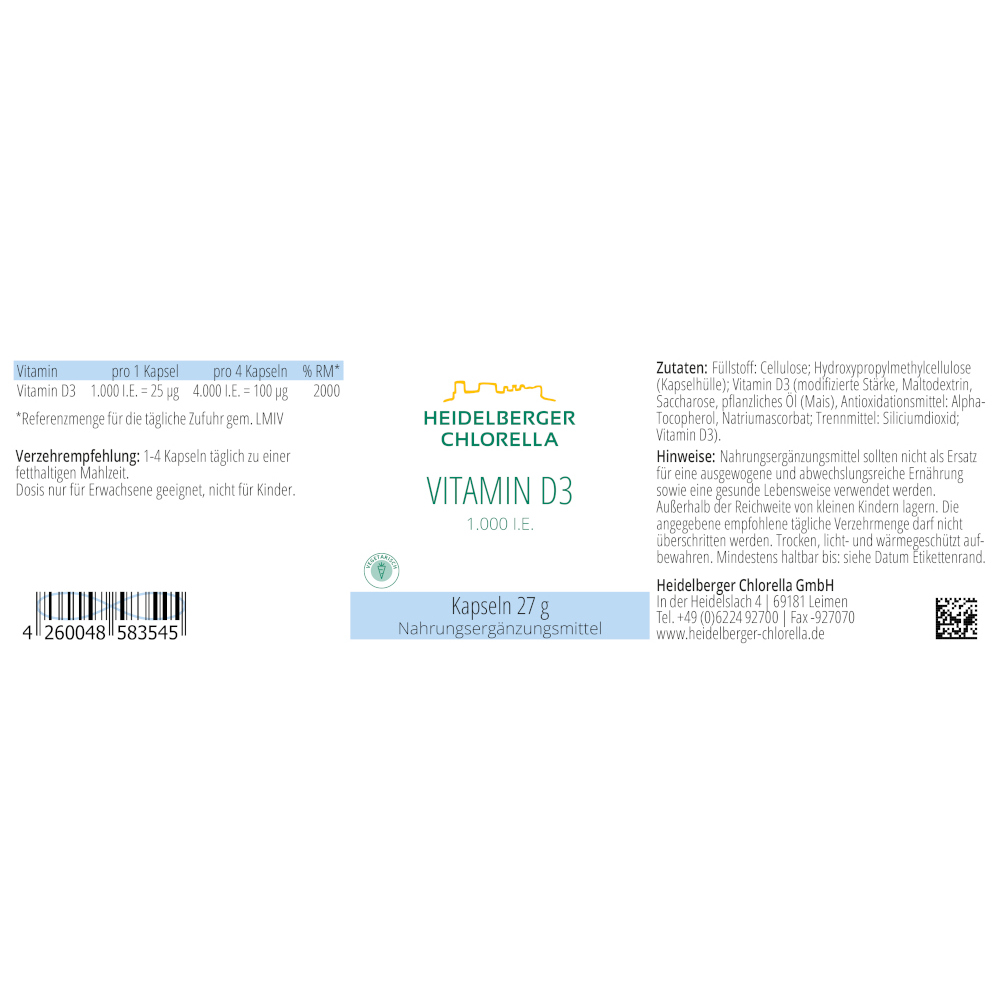 VITAMIN D3 60 St Kapseln