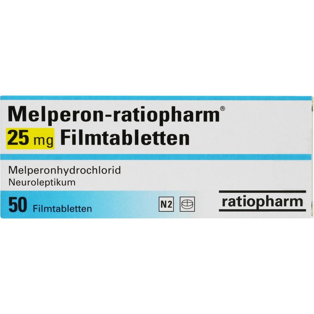 Melperon-ratiopharm 25mg 50 St Filmtabletten