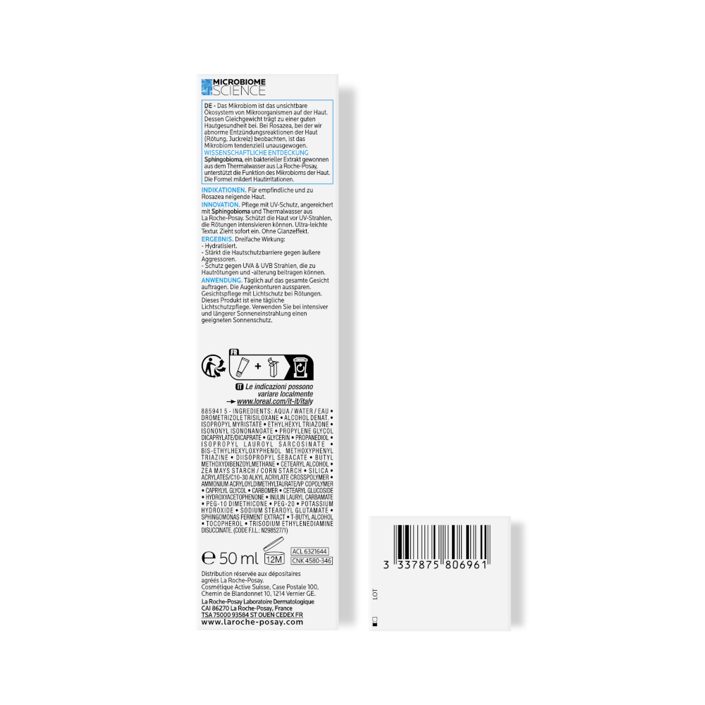 LA ROCHE-POSAY TOLERIANE ROSALIAC AR LSF30 TAGESPFLEGE 50 ml Creme
