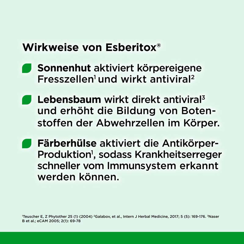 Esberitox Tabletten bei Erkältungskrankheiten  90 St Tabletten