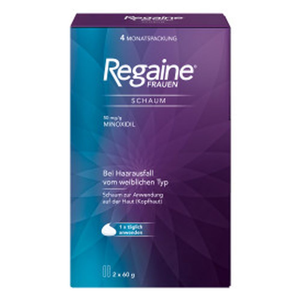Regaine FRAUEN SCHAUM (4 Monats Packung) bei erblich bedingtem Haarausfall