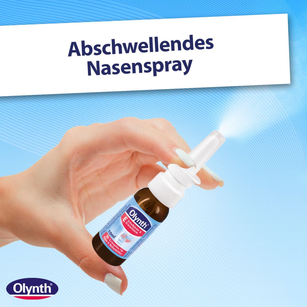 Olynth 0,1 % Nasenspray f&uuml;r Kinder ab 6 J. & Erwachsene mit Schnupfen