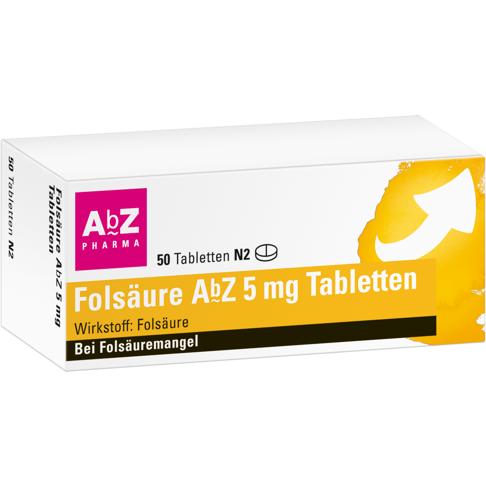FOLSÄURE AbZ  50 St Tabletten