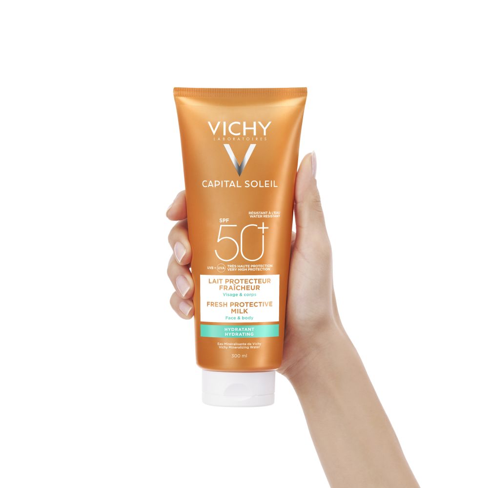 VICHY CAPITAL Soleil Sonnenmilch Familie LSF 50+ 300 ml Milch