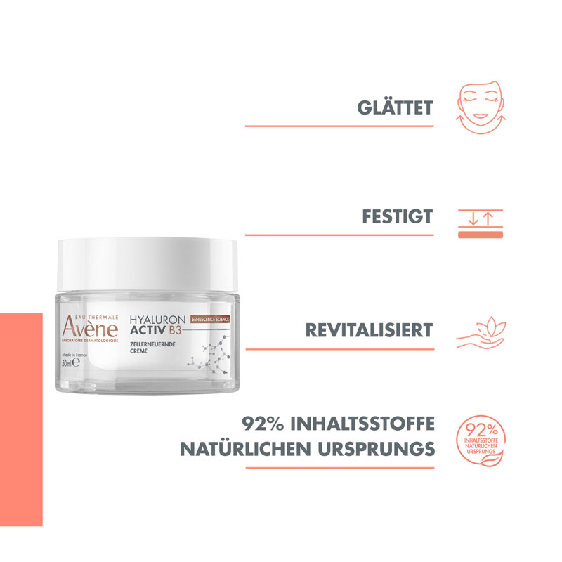 Avène HYALURON ACTIV B3 ZELLERNEUERNDE CREME  50 ml Creme