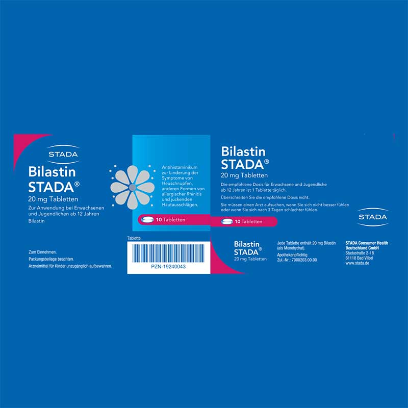 Bilastin STADA 20 mg 10 St Tabletten