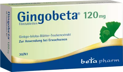 Gingobeta 120mg 30 St Filmtabletten