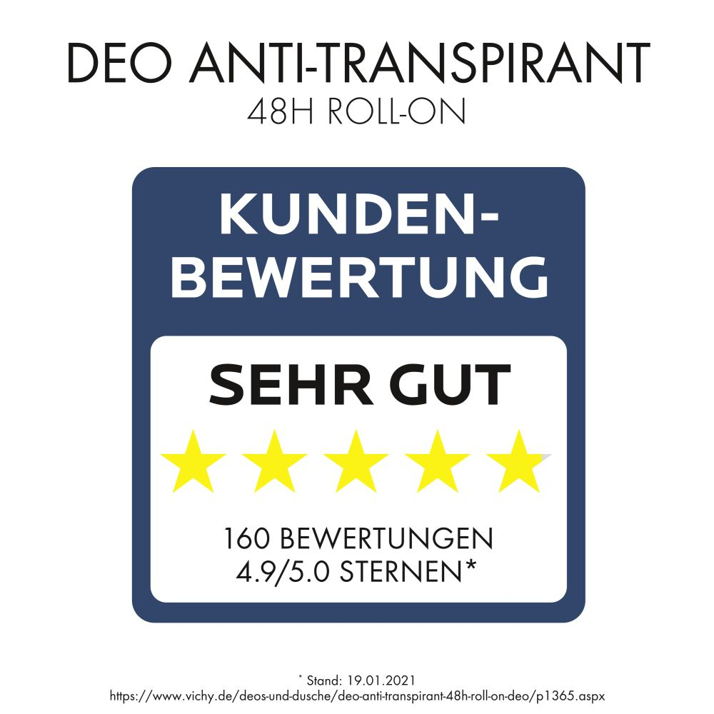 VICHY DEO Anti Transpirant 48h  50 ml Stifte