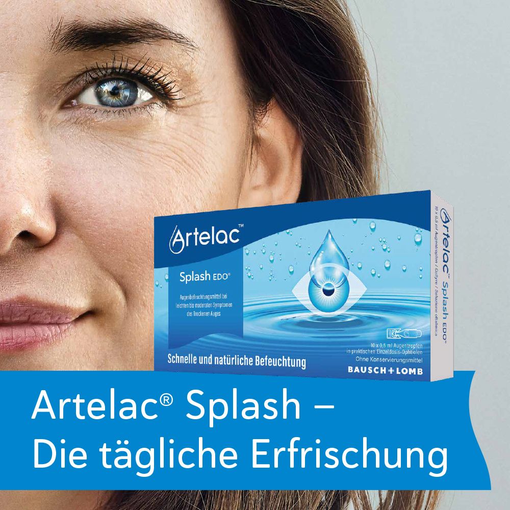 Artelac Splash EDO Augentropfen für trockene Augen 60X0.5 ml Augentropfen