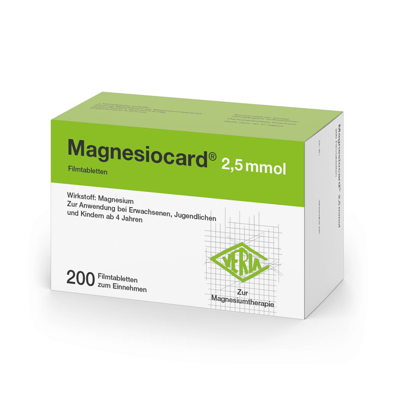 MAGNESIOCARD 2,5 mmol  200 St Filmtabletten