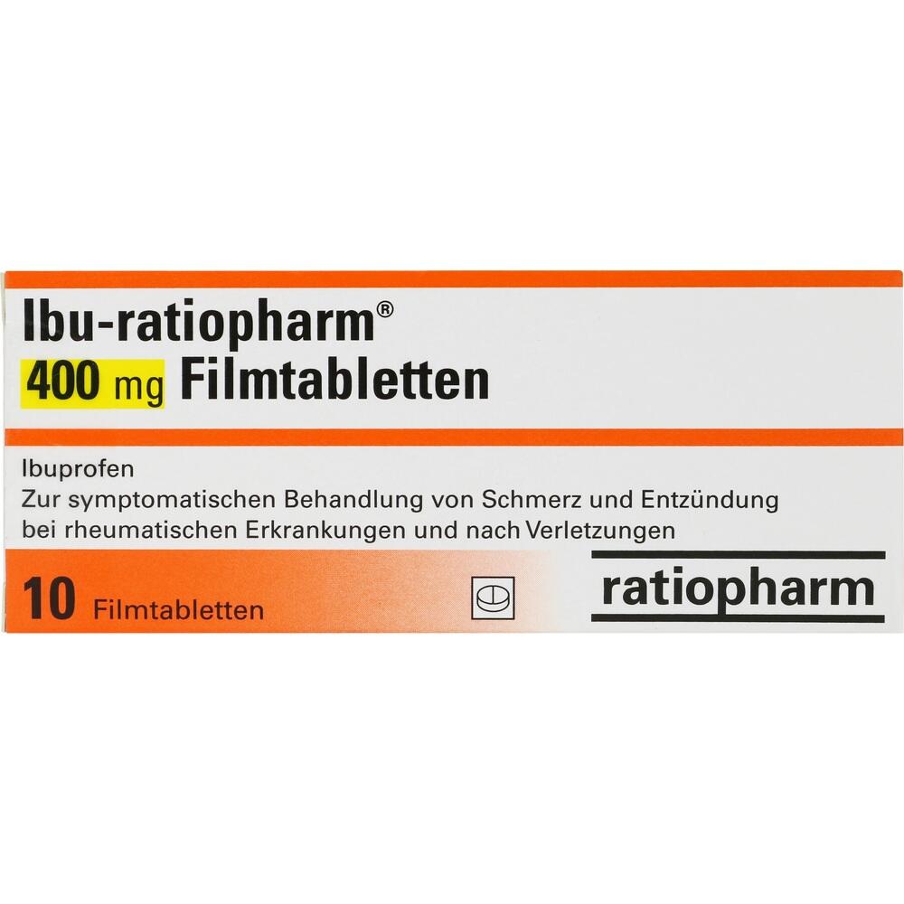Ibu-ratiopharm 400mg 10 St Filmtabletten
