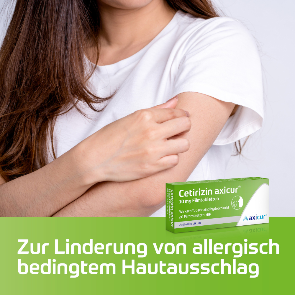 Cetirizin axicur 10 mg Filmtabletten 7 St Filmtabletten