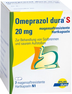 Omeprazol dura S 20mg 7 St Magensaftresistente Hartkapseln