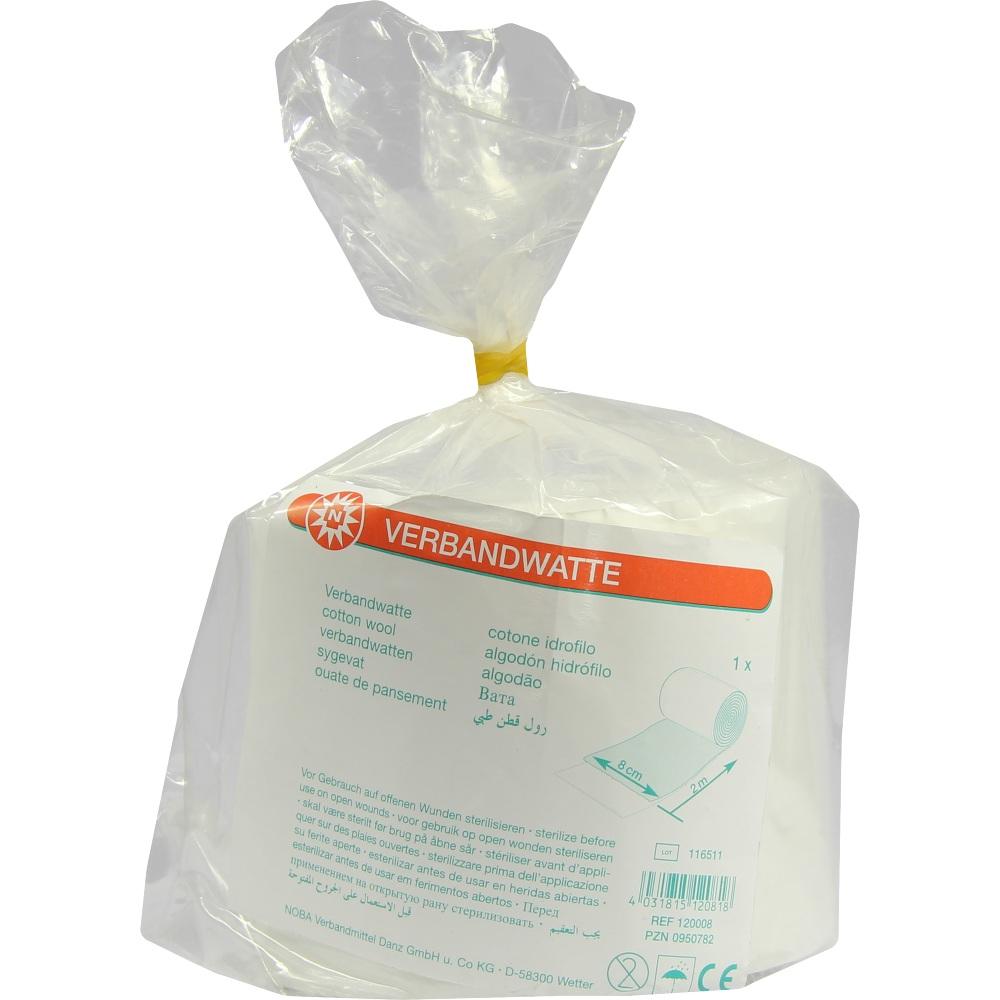 VERBANDWATTE gerollt 8 cmx2 m 1 St Watte