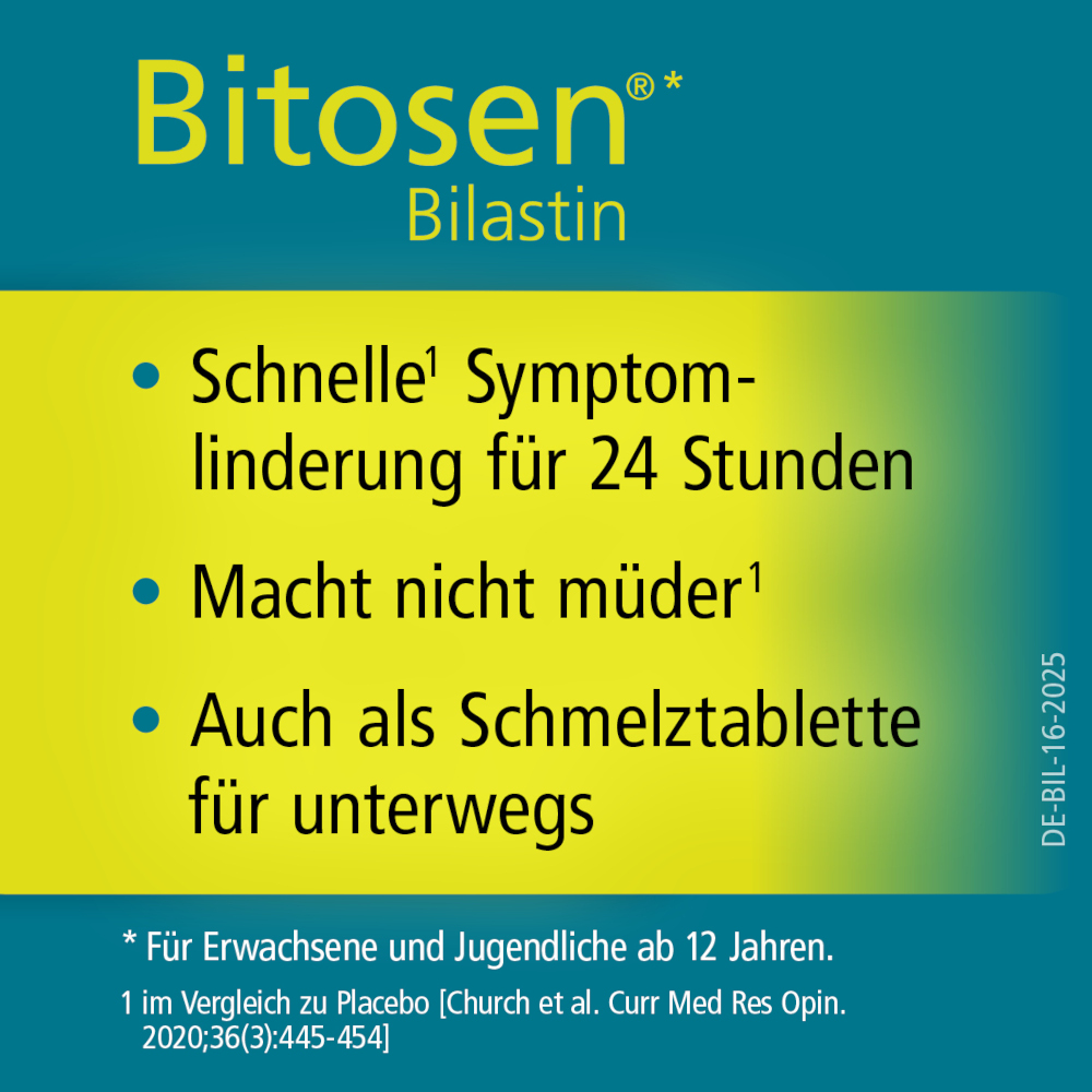Bitosen 20 mg Antiallergikum 20 St Schmelztabletten