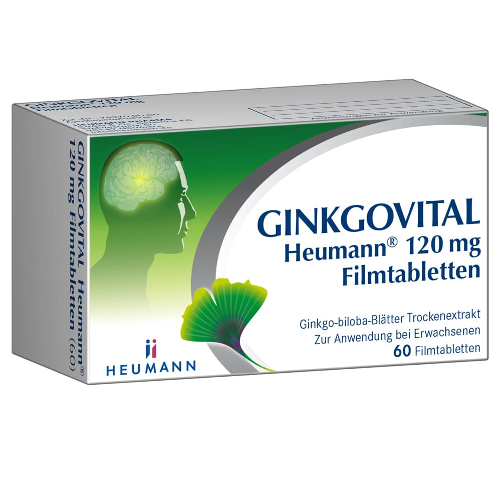 GINKGOVITAL Heumann 120mg 60 St Filmtabletten