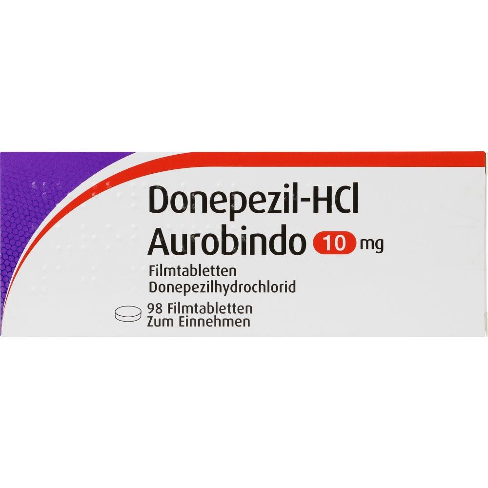 Donepezil-HCl Aurobindo 10mg 98 St Filmtabletten