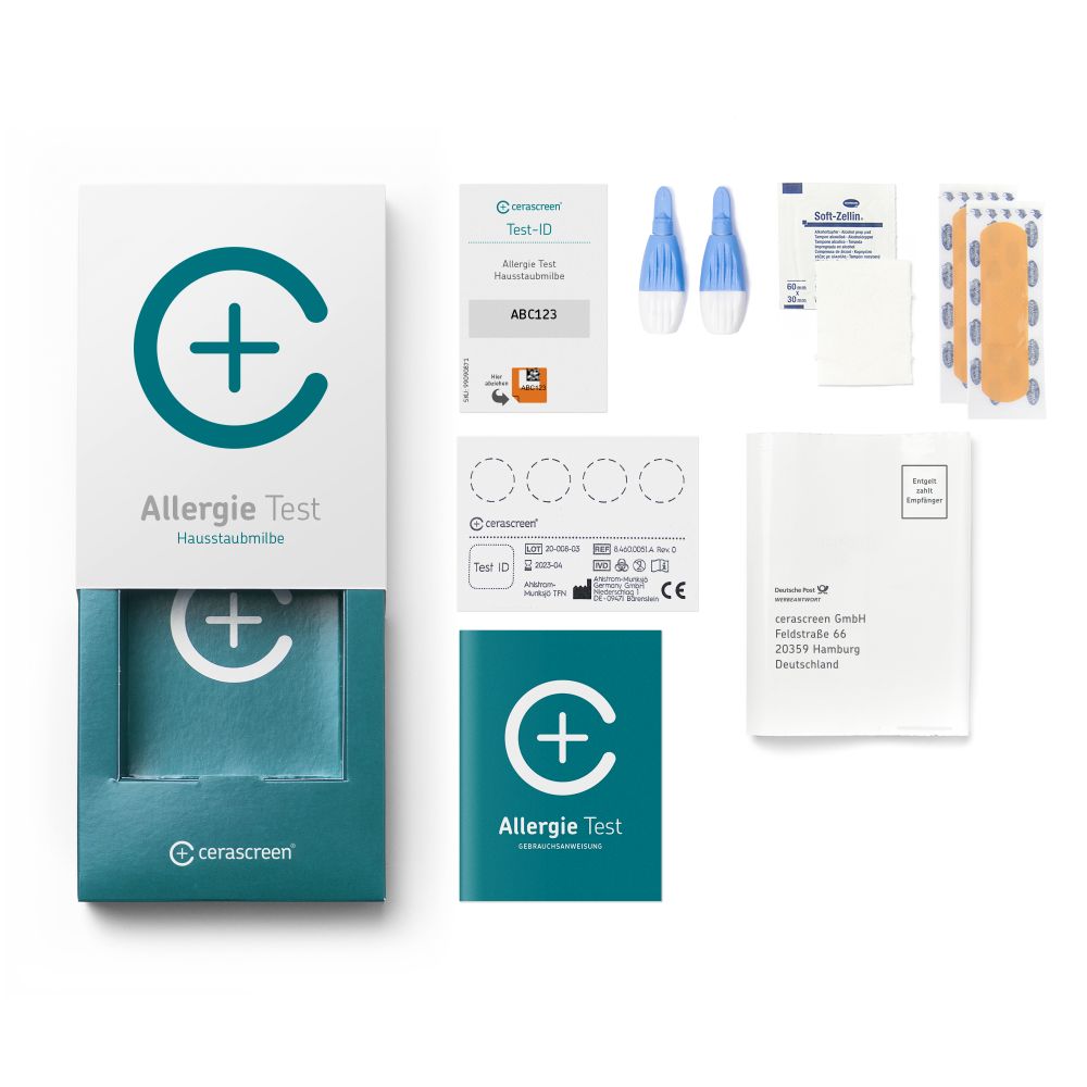 cerascreen Allergie-Testkit Hausstaubmilben 1 St Test