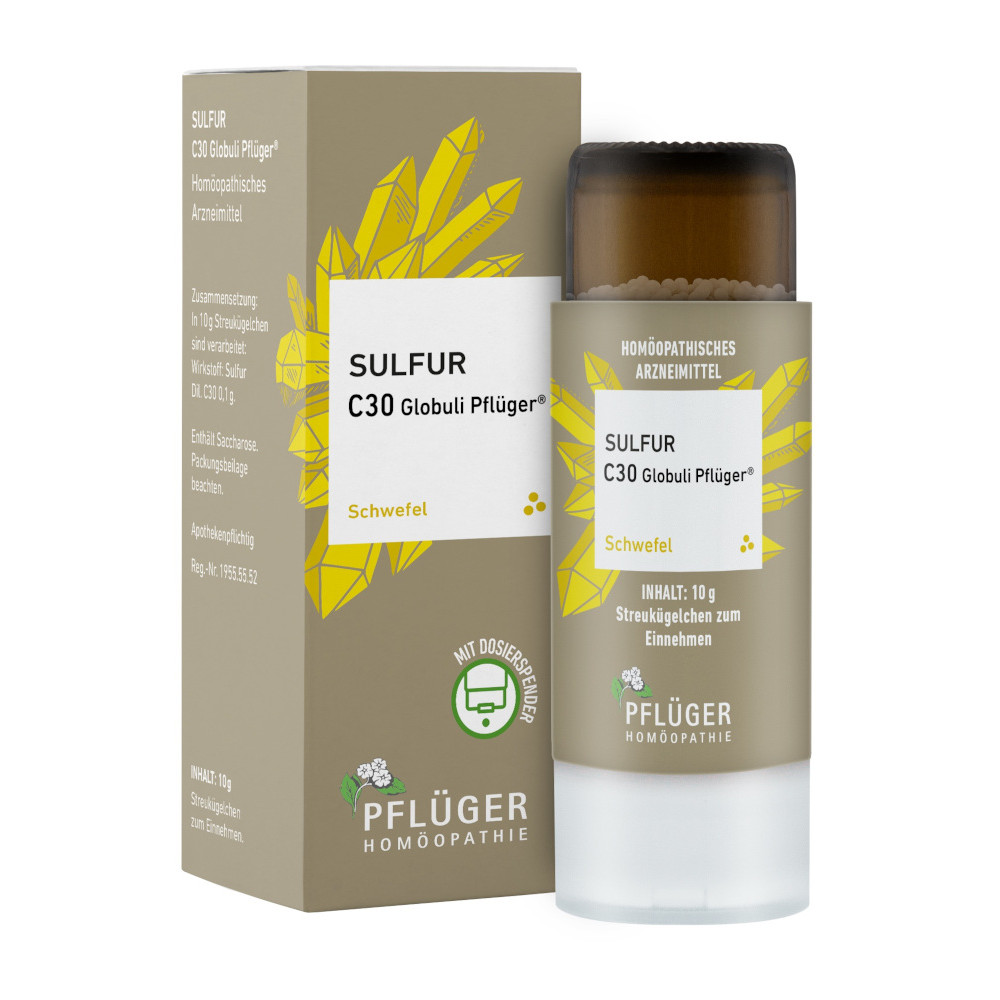 Sulfur C30 Globuli Pflüger 10 g Globuli