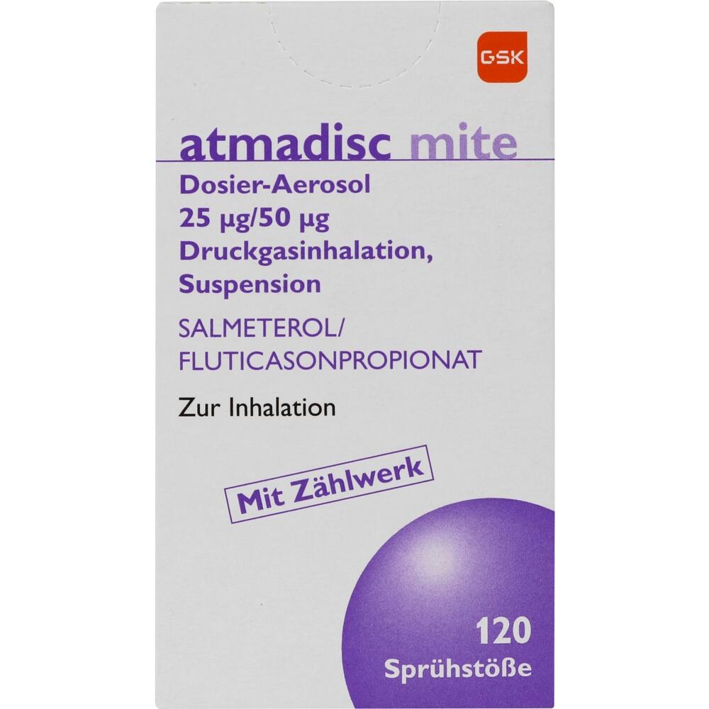 atmadisc mite 25μg/50μg 120 St Dosieraerosol