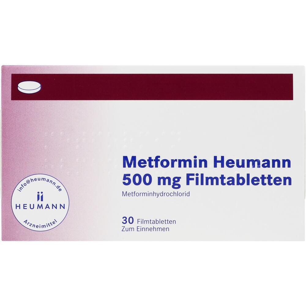 Metformin Heumann 500 mg 30 St Filmtabletten