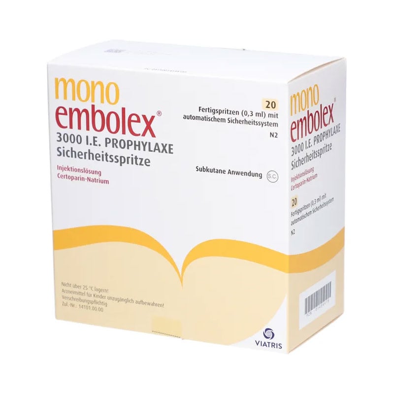 mono embolex 3000 I.E. PROPHYLAXE 20 St Injektionslösung