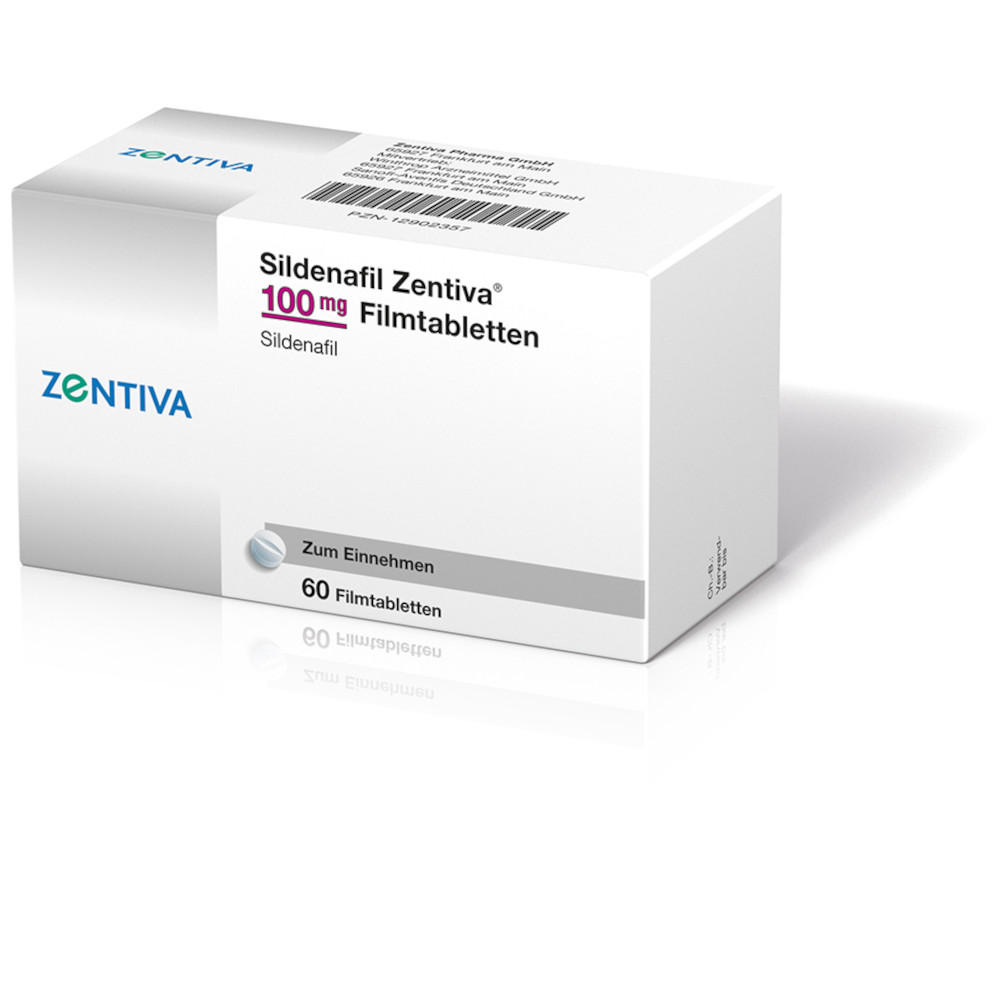 SILDENAFIL Zentiva 100 mg Filmtabletten 60 St Filmtabletten