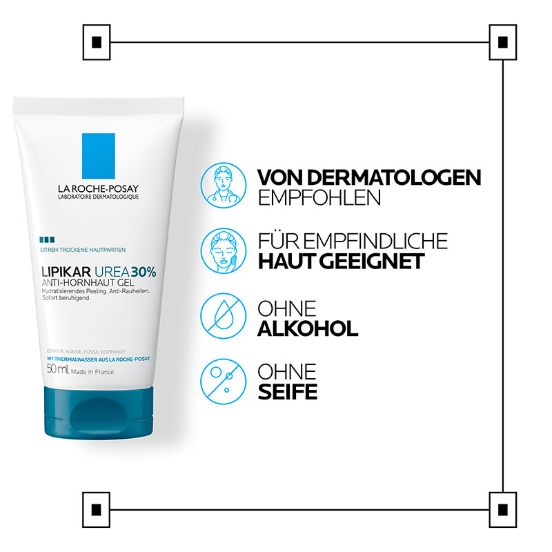 LA ROCHE-POSAY LIPIKAR UREA 30% ANTI-HORNHAUT GEL 50 ml Gel