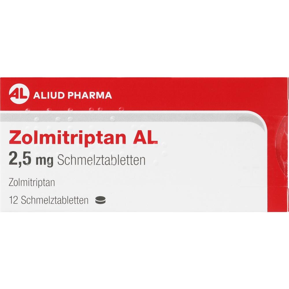 ZOLMITRIPTAN AL 2,5mg 12 St Schmelztabletten