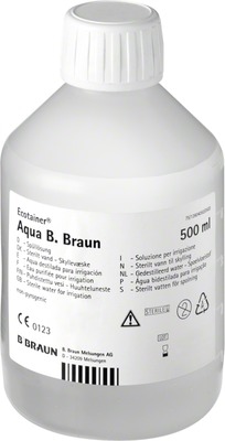 AQUA B.Braun Spüllösung Kunststoff Flasche 10X500 ml Lösung