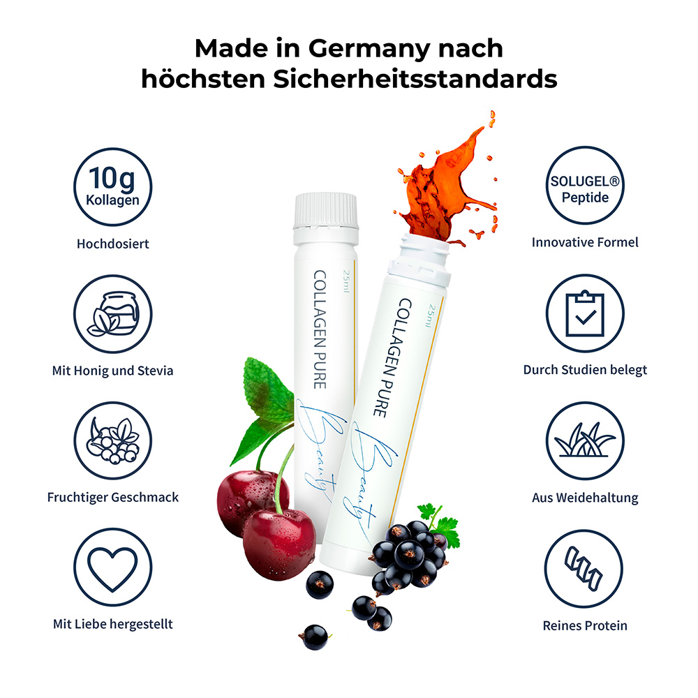 COLLAGEN PURE Beauty - Gold Edition 7X25 ml Trinkampullen