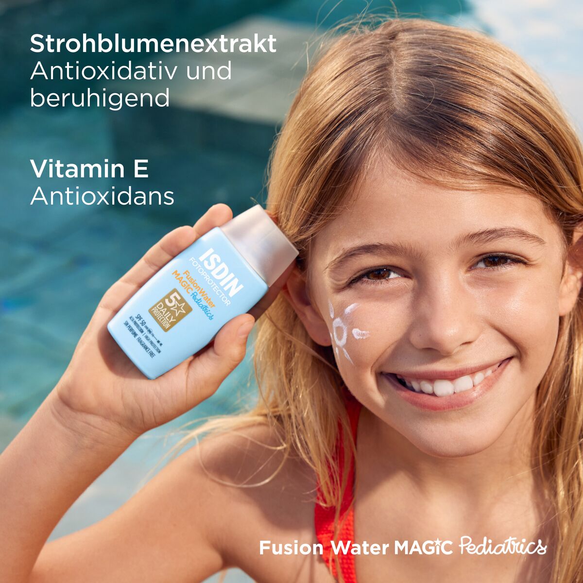 ISDIN Pediatrics FusionWater MAGIC Kinder Sonnencreme 50 50 ml Emulsion
