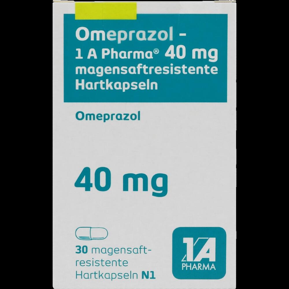 Omeprazol-1 A Pharma 40mg 30 St Magensaftresistente Hartkapseln
