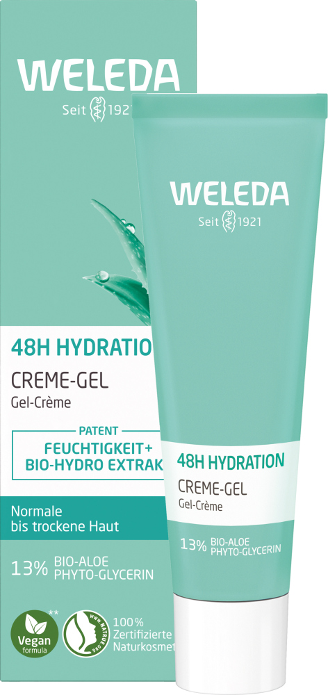 WELEDA 48H Hydration Creme-Gel 30 ml Creme